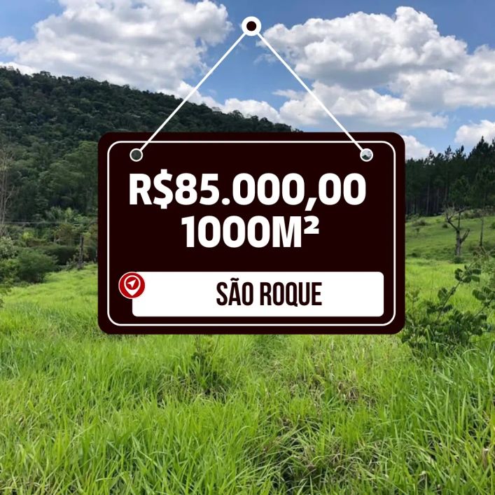 Lote com 1.000m² a 20 minutos da Rota do Vinho – São Roque/SP
