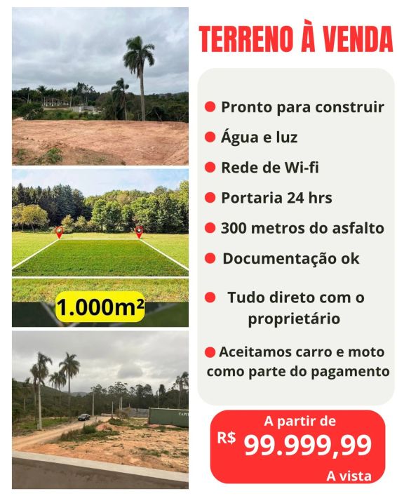 Vendo meu terreno localizado em Ibiúna