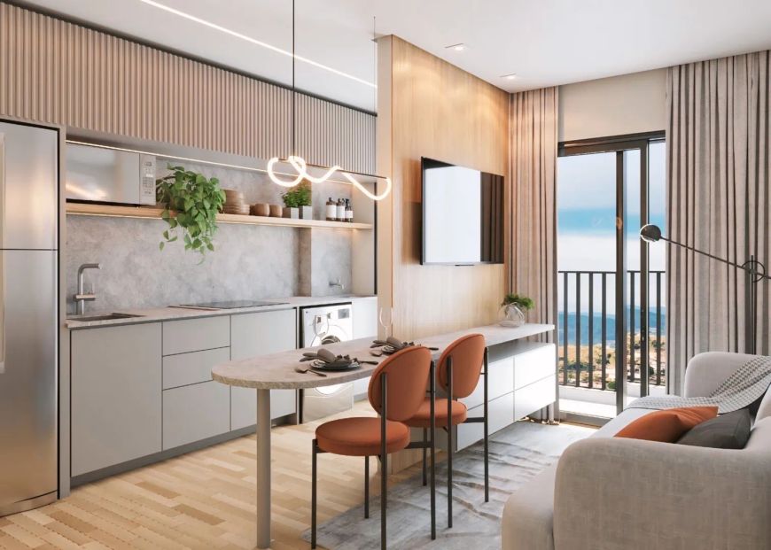 Apartamento com 1 quarto à venda por R$ 311570.00, 34.44 m2 - PORTAO - CURITIBA/PR