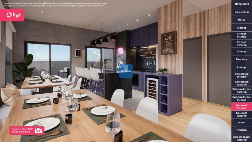 Loft novo à venda no Portão, em CURITIBA - PR