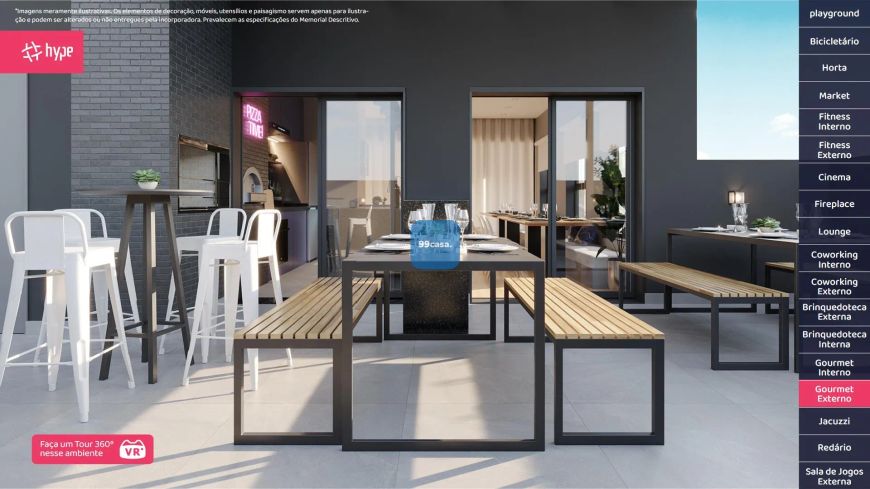 Loft novo à venda no Portão, em CURITIBA - PR