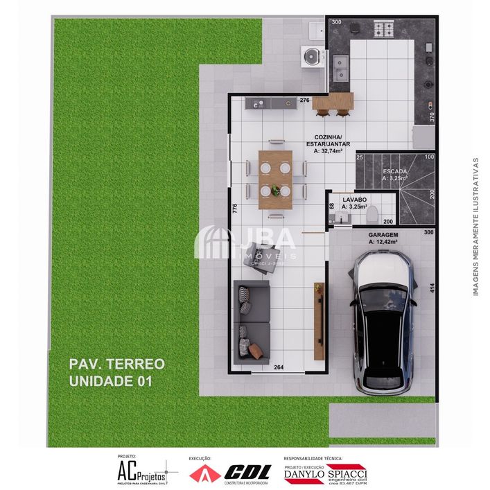 SOBRADO EM CONSTRUÇÃO DE FRENTE PRA RUA UBERABA