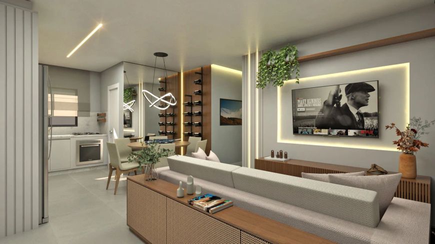 Imóvel para venda possui 92 M² com 3 quartos sacada e 2 vagas em Gravatá - Navegantes - SC