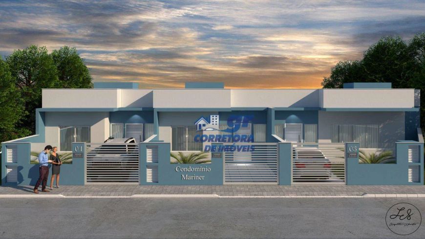 Casa com 2 dormitórios à venda, 70 m² por R$ 420.000,00 - Gravatá - Navegantes/SC
