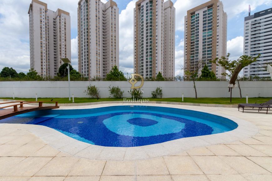 APARTAMENTO SEMIMOBILIADO COM 2 QUARTOS NO PARQUE ECOVILLE, COM VISTA LIVRE