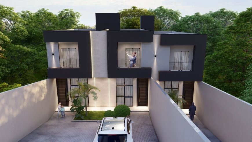 Casa Geminada Duplex com Entrada Individual – Santa Luzia