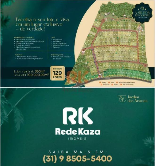 Lote em Condomínio à venda, Vale das Acácias - Santa Luzia/MG