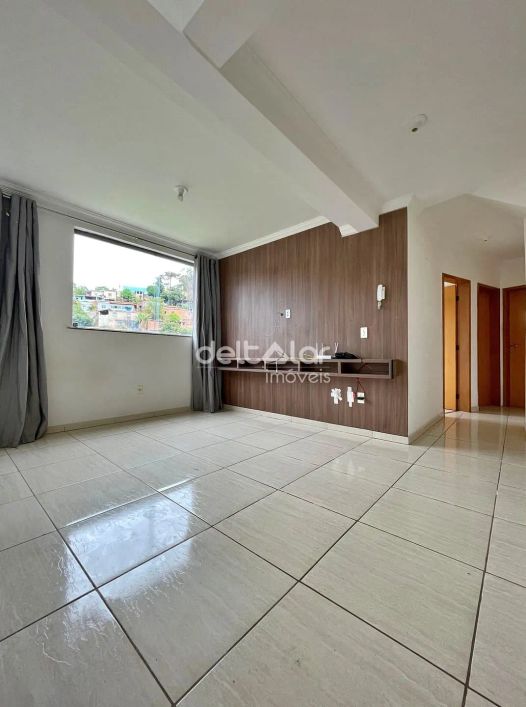 Cobertura com 02 quartos e armários, 01 vaga, Bairro São Cosme, Santa Luzia