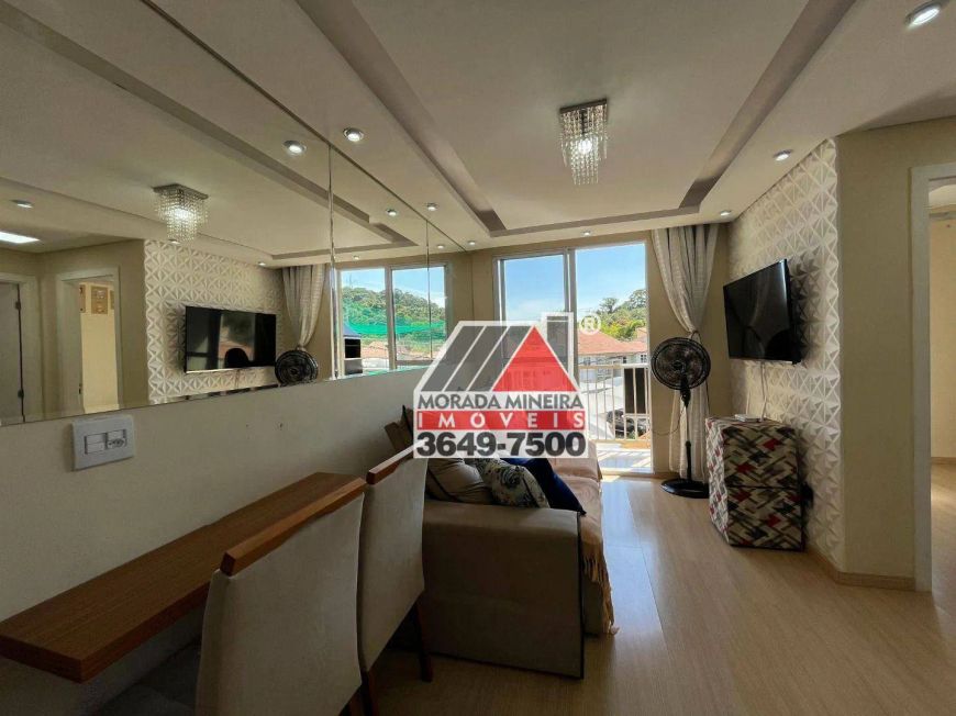 Apartamento com 2 dormitórios à venda, 46 m² por R$ 230.000,00 - Industrial Americano - Santa Luzia/