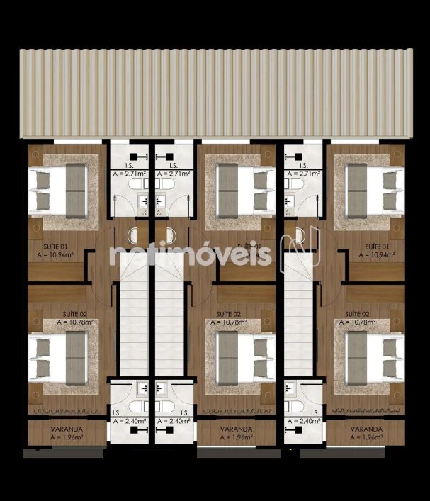 Venda Casa geminada Novo Centro Santa Luzia