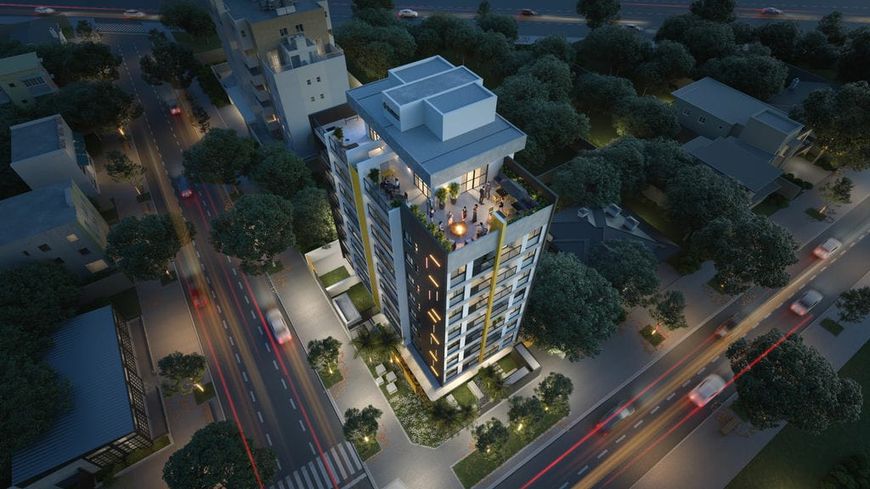 Lançamento de Studios para venda tem 23 metros quadrados com 1 quarto em Mercês - Curitiba - PR