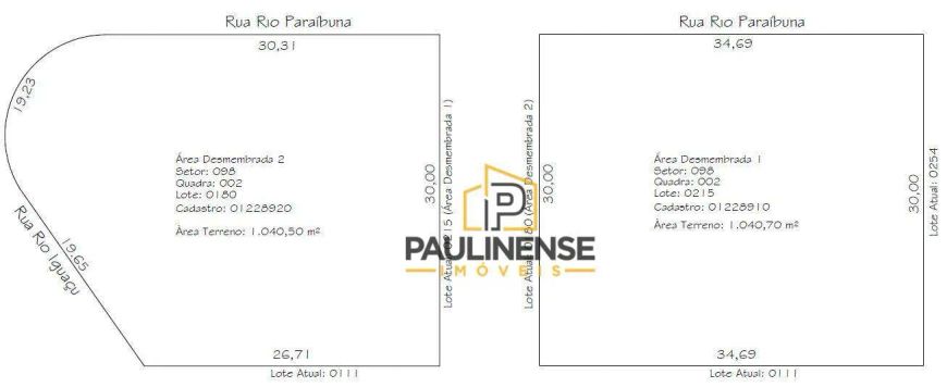 Terreno à venda, 1040 m² por R$ 230.000,00 - Recanto das Águas - Cosmópolis/SP