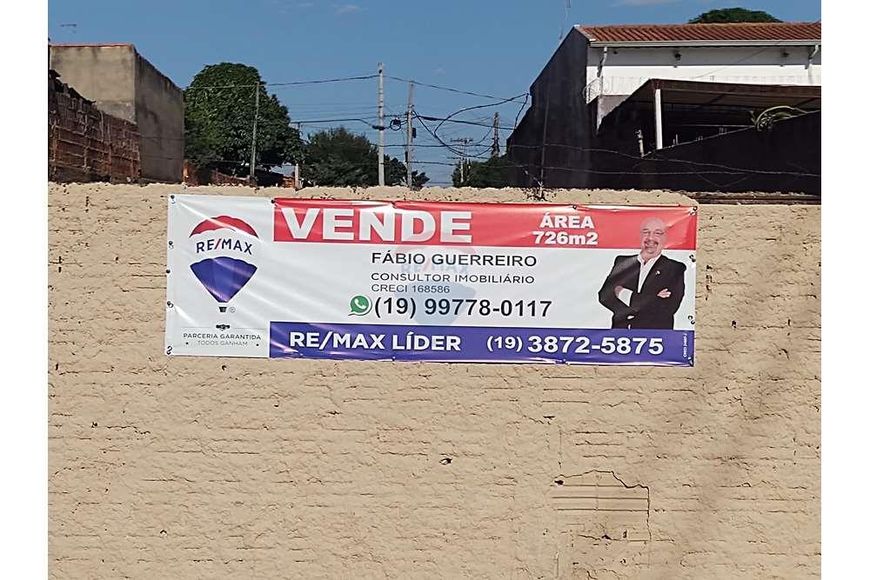 TERRENO COMERCIAL 726M², VENDA, COSMÓPOLIS