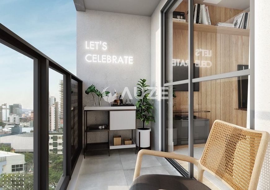 Apartamento à venda na região do Bairro Mercês, com 1 dormitório/Studio, em excelente localização