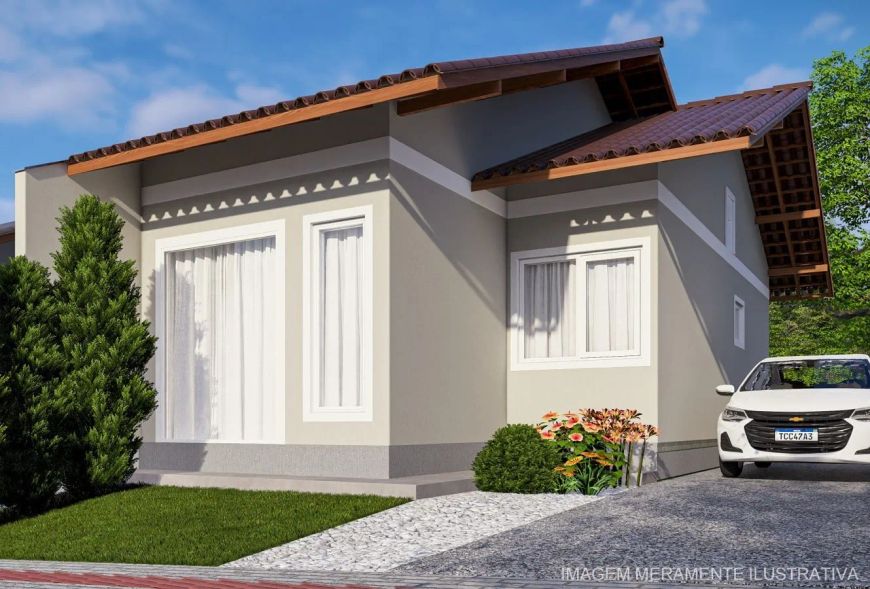 Vendo Casa Plana, 02 Quartos - Cidade de Indaial