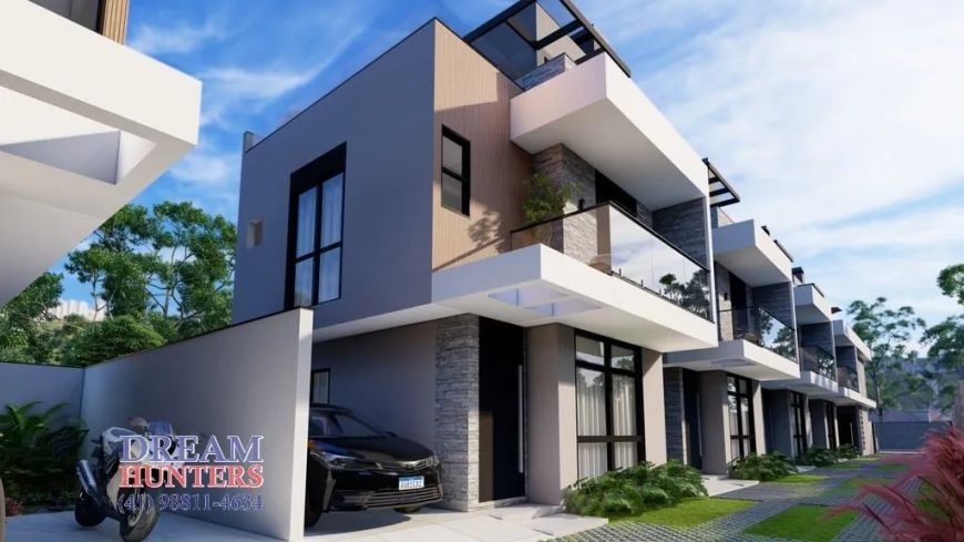 Casa em Condomínio de 134.23m² no bairro Hauer, com 3 quartos (1 suíte), 3 banheiros e 1 vaga de gar