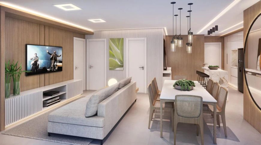 Apartamento novo no Cristo Rei em Curitiba.2 e 3 dormitorios