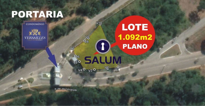 EXCELENTE LOTE PLANO 1.092M2 - CONDOMÍNIO FECHADO