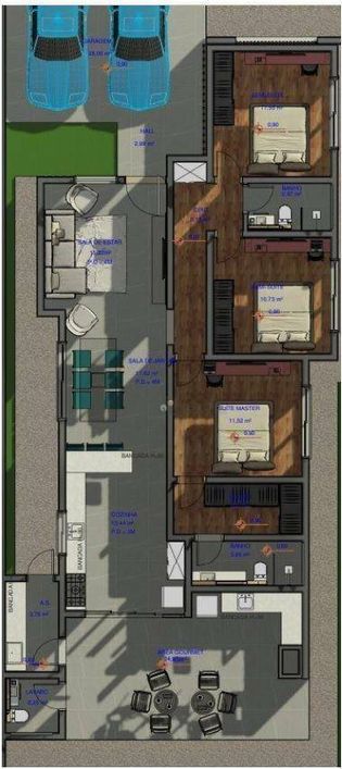 Casa com 3 dormitórios à venda, 170 m² por R$ 1.250.000,00 - Francisco Pereira - Lagoa Santa/MG