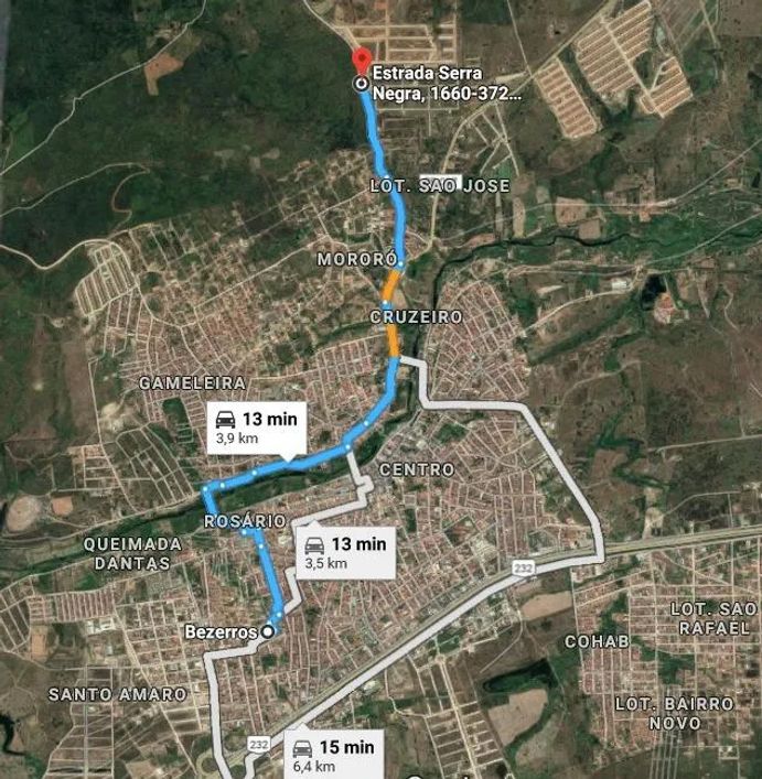 GC – VENDO LOTEAMENTO / 240m² / LOTEAMENTO SERRA NEGRA / BEZERROS