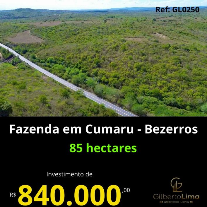 Fazenda em Cumaru - Bezerros - PE