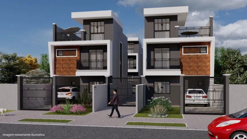 Sobrado com 4 dormitórios à venda, 122 m por R 749.000,00 - Uberaba - Curitiba PR