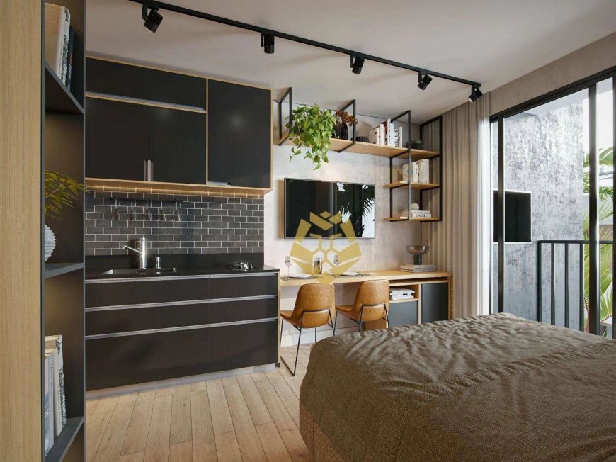 Studio com 1 dormitório à venda, 23 m² por R$ 255.000,00 - Cristo Rei - Curitiba/PR
