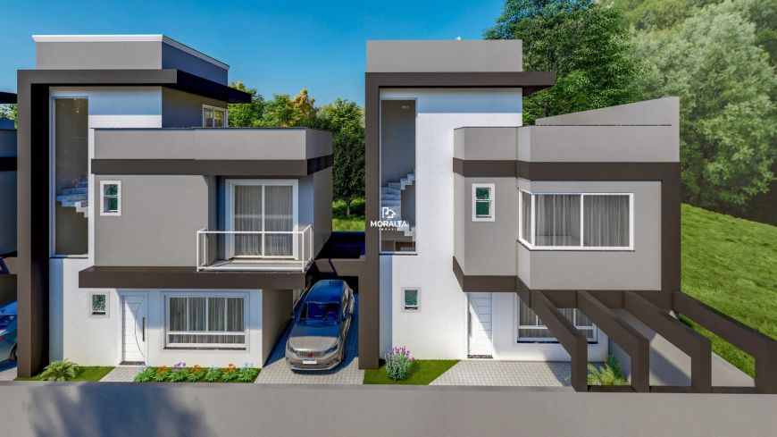 Sobrado Triplex com 03 Quartos, Sendo 01 Suíte no Bairro Portão
