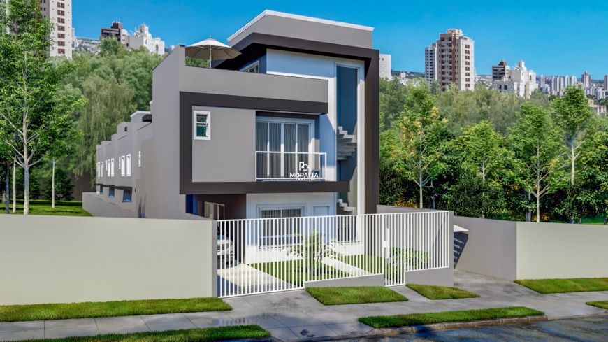 Sobrado Triplex com 03 Quartos, Sendo 01 Suíte no Bairro Portão