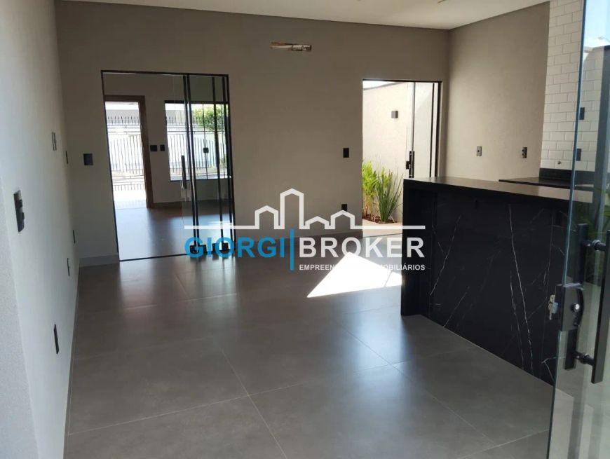 Impecável casa de 3 quartos com suíte em Mirassol-SP, Residencial Mais Parque: 125m², garagem para 2