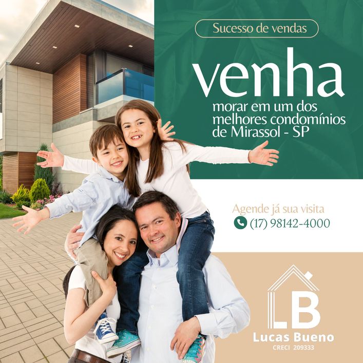 Terreno no Condomínio Village Dahma II Mirassol - SP