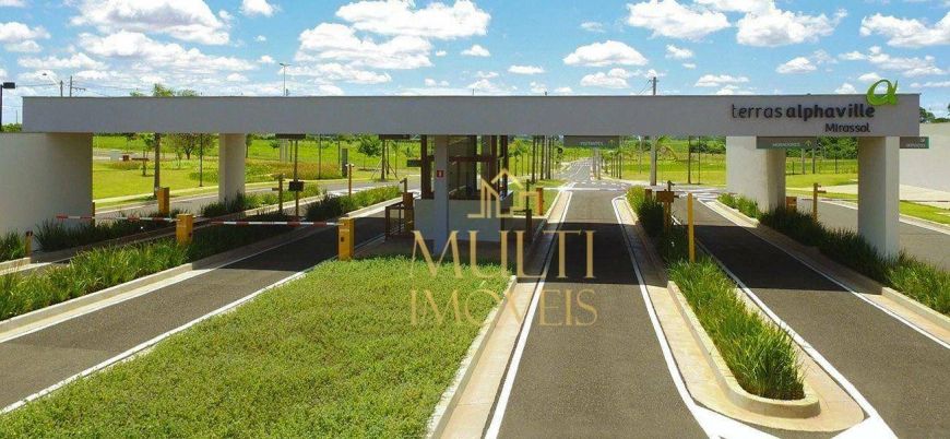 Terreno à venda, 300 m² por R$ 185.000,00 - Condomínio Terra Alphaville - Mirassol/SP