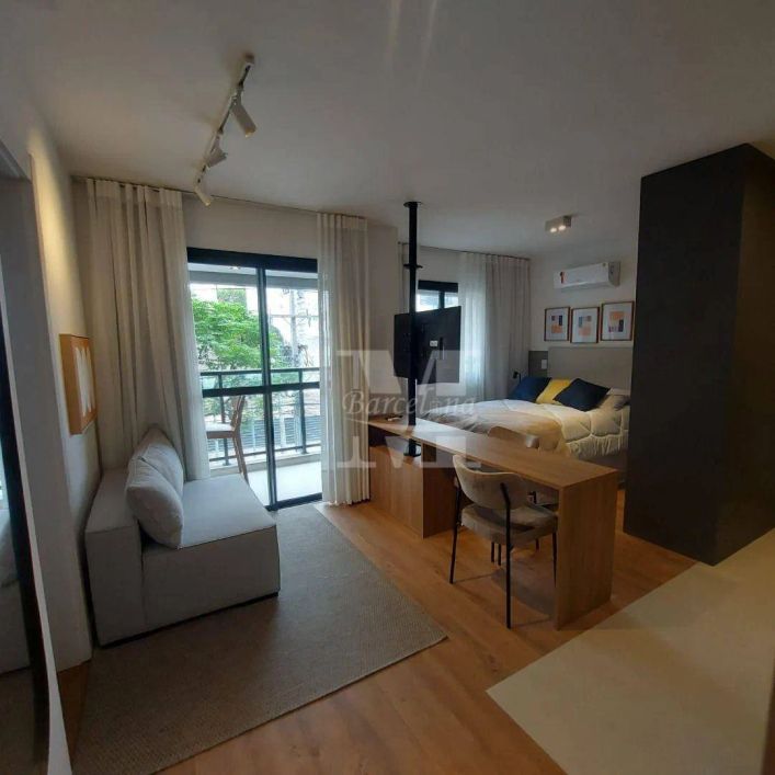 RESIDENCIAL WALK BRIGADEIRO MERCÊS COM 01 DORMITÓRIO E SACADA