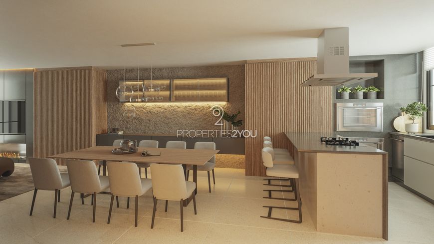 Casa em estilo Townhouse com 293m² e 4 suítes em Santa Felicidade
