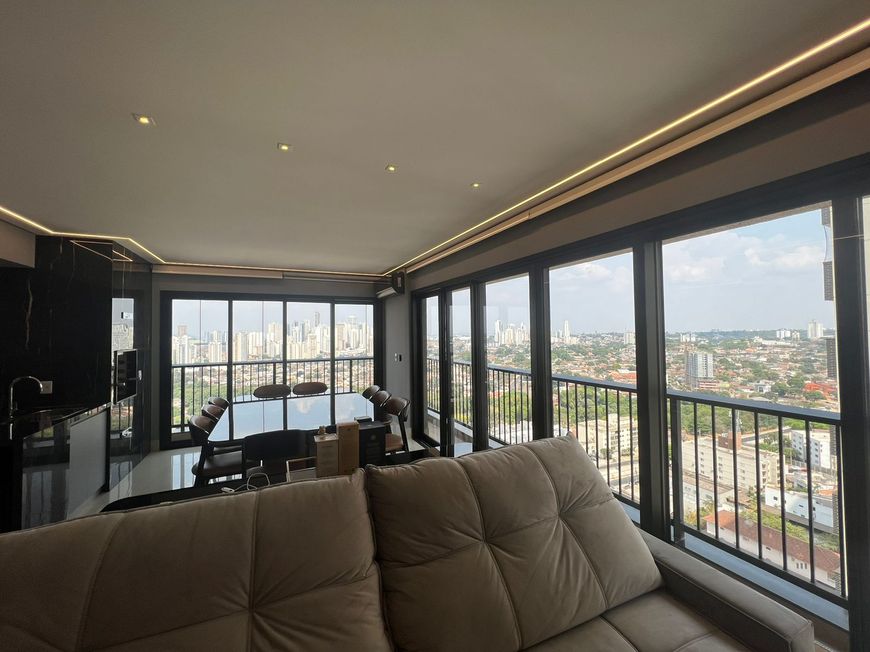 Apartamento mobiliado e decorado com churrasqueira a carvão, 3 suítes no Setor Marista