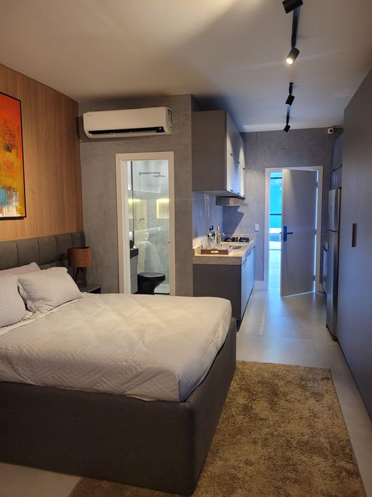 Apartamento Loft/ Studio 1/4 Prox a Doca com Vista para Baia pag em 48x em Umarizal - Belém - PA
