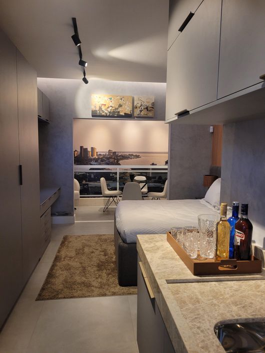 Apartamento Loft/ Studio 1/4 Prox a Doca com Vista para Baia pag em 48x em Umarizal - Belém - PA