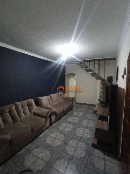 Sobrado com 3 dormitórios à venda, 170 m² por R$ 500.000,00 - Parque Continental II - Guarulhos/SP