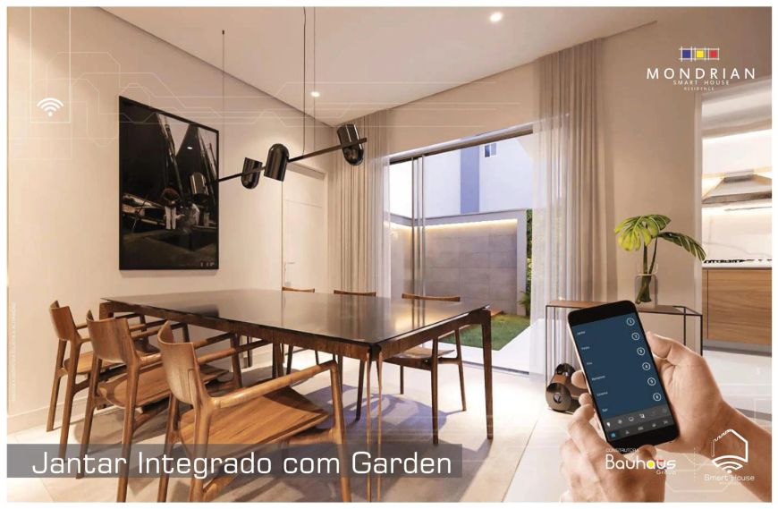 Condomínio de casas Mondrian - Smart house, três suítes 3