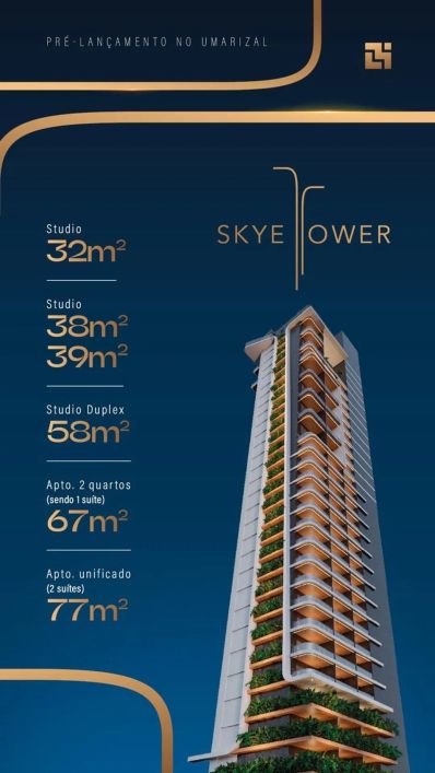 SKYE TOWER - OPORUNIDADE DE RENTABILIDADE E INVESTIMENTO EM BELÉM