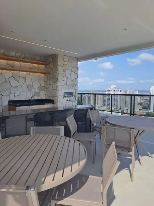 -Ed Felicitá: Apartamento na Batista Campos Prédio Novo 73m² 2 Suítes 2 Vg