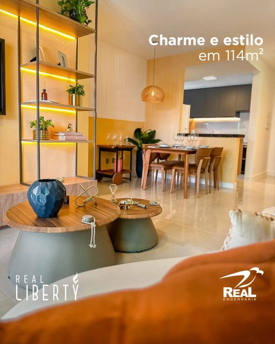 Edifício Real Liberty, 114m², 3 quartos sendo 2 suites, 2 vagas, Umarizal