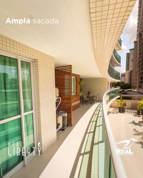 Apartamento para venda de 114 metros com 3 quartos no Edifício Real Liberty no Umarizal - Belém/PA