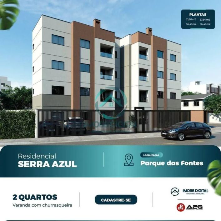 LANCAMENTO SERRA AZUL - APARTAMENTOS COM 2 QUARTOS SENDO VARANDA COM CHURRASQUEIRA EM TREMEMBE