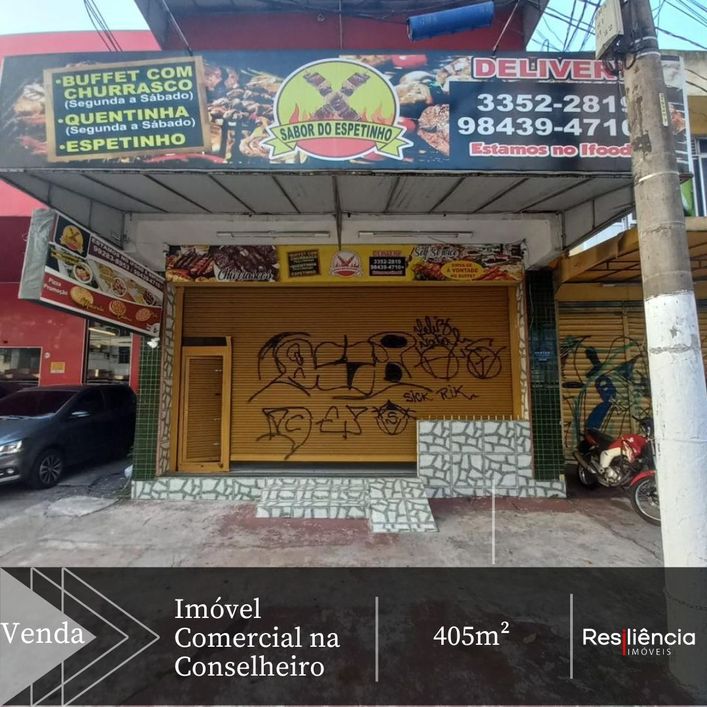 Imóvel comercial na Conselheiro Furtado medindo 405m²
