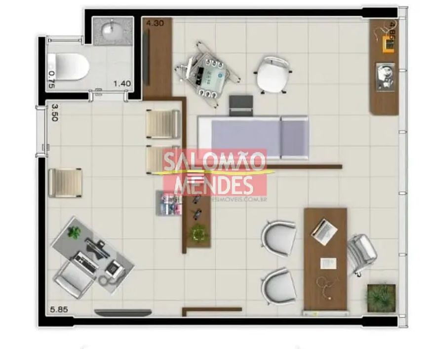 Sala à venda 30M², NAZARÉ, BELÉM - PA