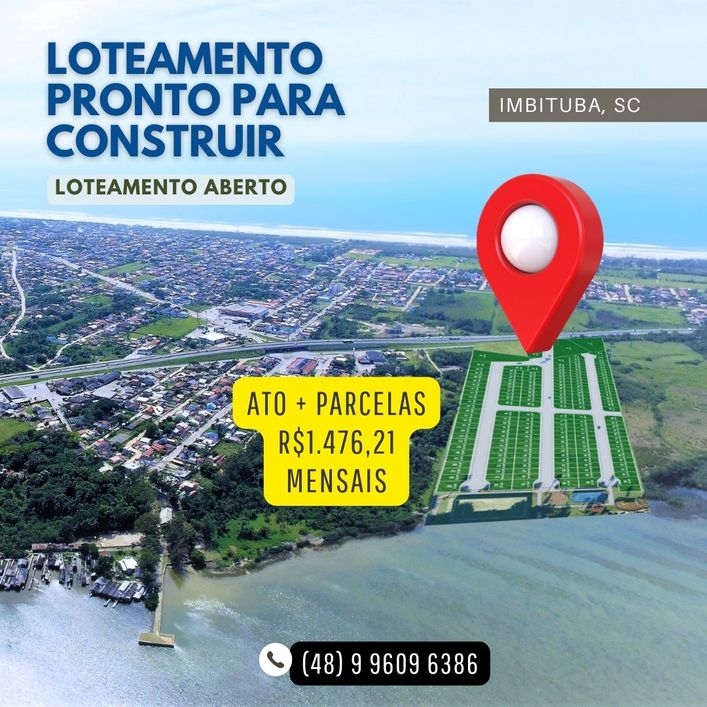 Terreno para Venda em Imbituba, Loteamento Parque da LAGOA