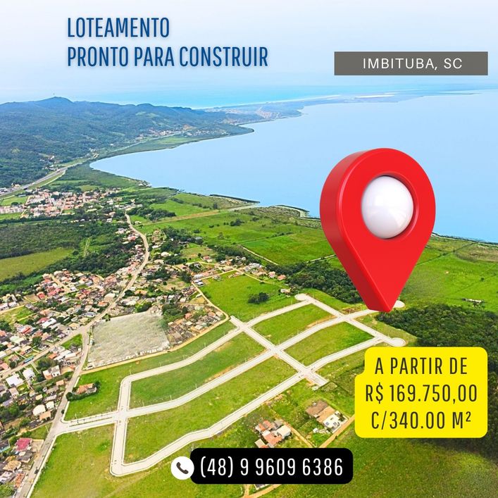 TERRENOS em Loteamento de Frente para a Lagoa em Imbituba SC no loteamento LAGOA PARK RESIDENCE