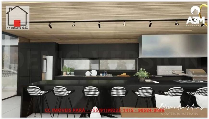 Casa no Montenegro Boulevard, 450 m², 4 suites, 4 Vagas, Parque Verde, Belém-Pará
