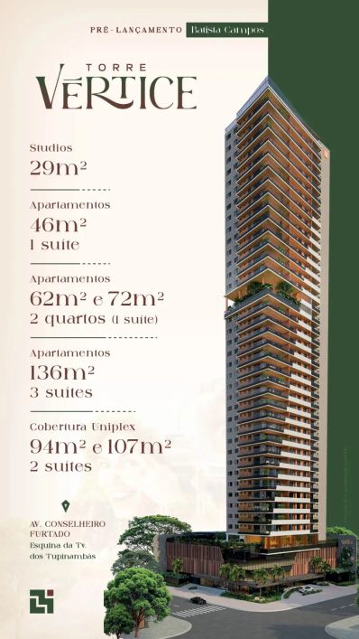 TORRE VÉRTICE, LANÇAMENTO EM BATISTA CAMPOS !!!